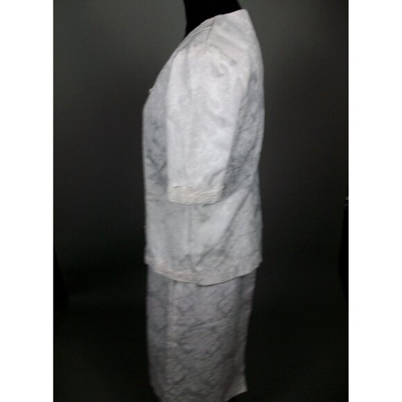 Vintage Kathie Lee Plaza South Skirt Jacket Mom Suit size 10 1990’s - Picture 3 of 5